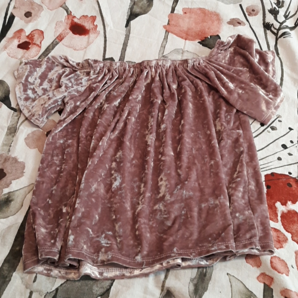 pink velvet top!
